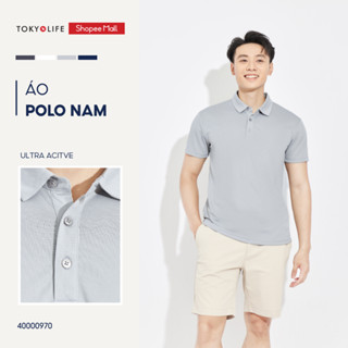 Áo polo nam có cổ Ultra Active dáng thể thao thoải mái thoáng mát, thấm hút vượt trội 40000970_TOKYOLIFE