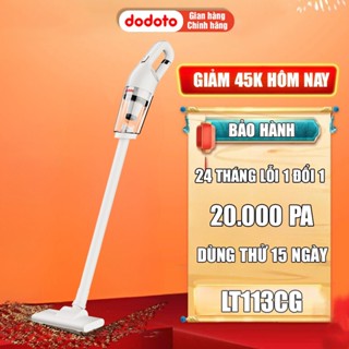 Máy hút bụi cầm tay dodoto LT113CG, máy hút bụi mini không dây lực hút 20.000 Pa Bảo Hành 24 tháng