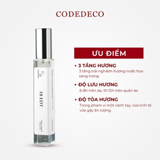 Tinh dầu nước hoa nam CODEDECO 18 EDT 10ml