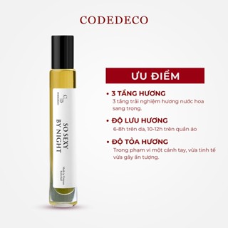 Tinh dầu nước hoa nữ CODE DECO So Sexy By Night 10ml dạng lăn