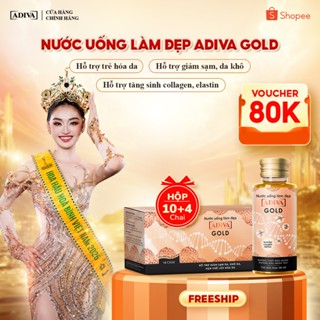 Nước Uống Làm Đẹp Collagen ADIVA Gold -Giúp Da Căng Mịn, Giảm Nếp Nhăn Và Chống Lão Hóa