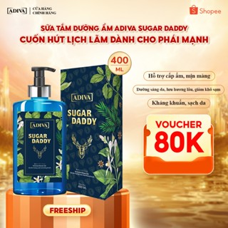 Sữa Tắm  Hương Nước Hoa Kháng Khuẩn Cho Nam ADIVA Sugar Daddy 400ml