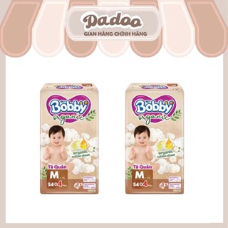 [ Bobby Organic ] COMBO 2 Tã/Bỉm quần Bobby Organic  size M/L/XL/XXL/XXXLcho bé 6kg-35kg