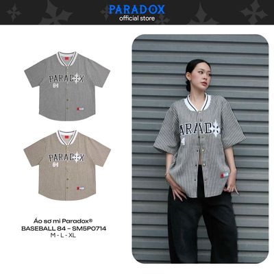 Áo sơ mi PARADOX BASEBALL 84 JERSEY SHIRT cotton poly PARADOX SM5P0714