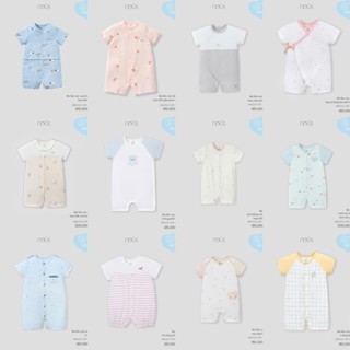 Nous Bộ Body Liền Cộc,Bodysuit Cộc Tay Bé Trai Bé Gái Vải Petit Mềm Mát Cho Bé Từ Sơ Sinh