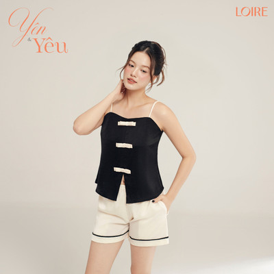 [YÊN&YÊU]Đồ Ngủ Nữ Loire FDMN250322 Chất Lụa Pháp 2 Dây Cao Cấp