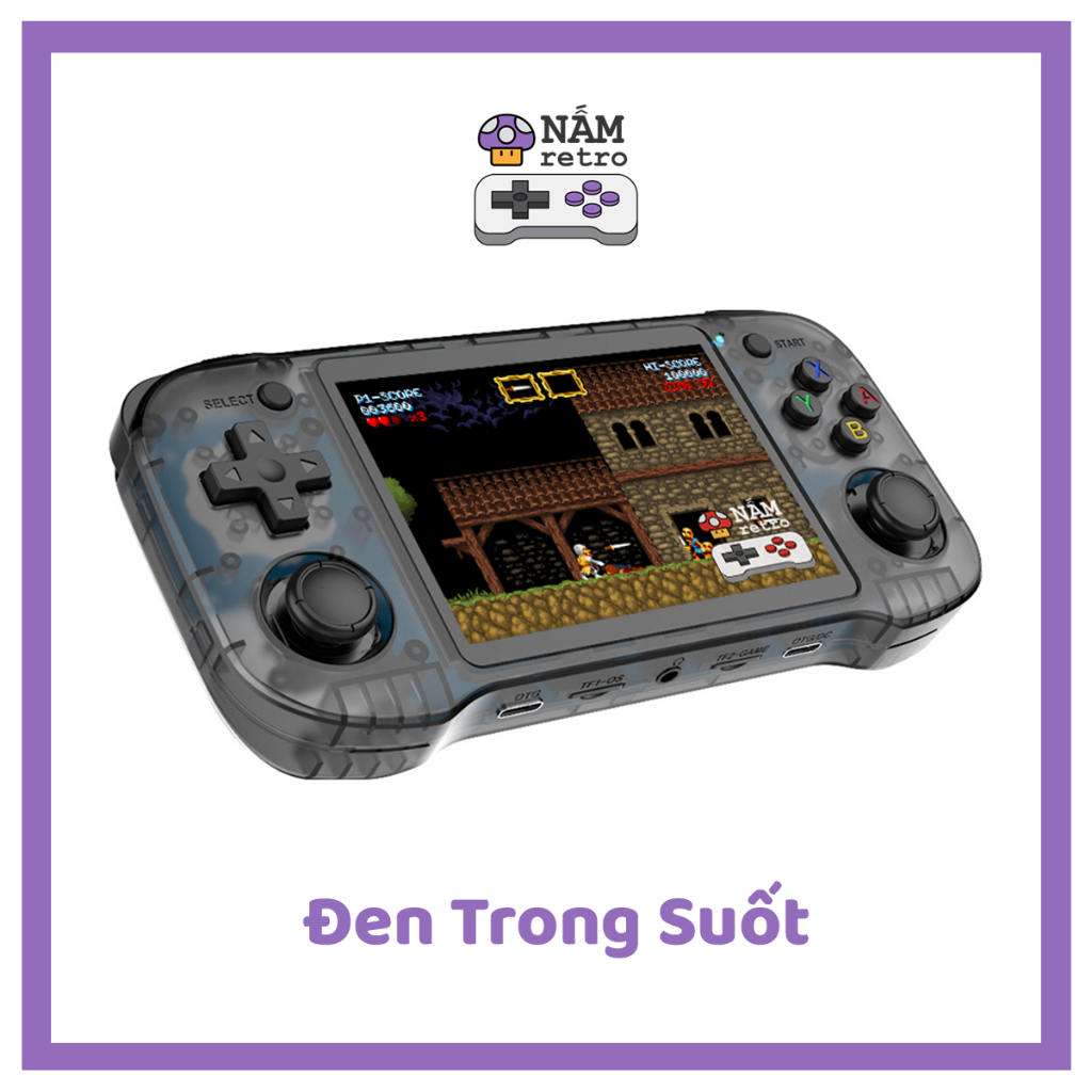 [Tặng Sạc] Máy Chơi Game R46H REAL - Màn hình 4.2", Có WIFI, ArkOS 2.0, 15000 game, GTA, Stardew Valley