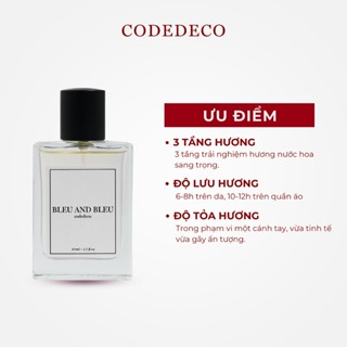 Tinh Dầu Nước Hoa Nam CODEDECO Bleu And Bleu 50ml