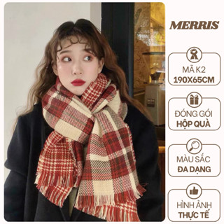 [HÀNG CÓ SẴN] K2 - Khăn quàng cổ kẻ caro hai mặt cho nam nữ phong cách Hàn hàng loại đẹp dày dặn