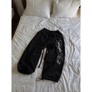  QUẦN NỈ BÔNG ỐNG RỘNG Fabulous Studio - Định lượng 420gsm mặc ấm có dây rút - 043 