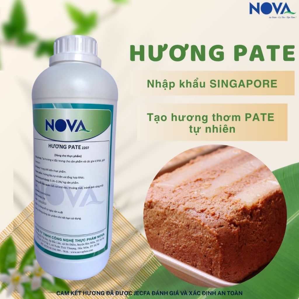 Hương PATE Nova Tạo Hương Cho Pate Gan