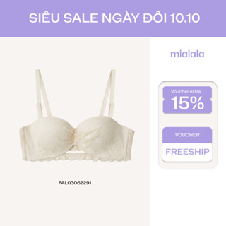 Áo lót ren không gọng đệm vừa 2cm MIALALA 2291 FA02062291