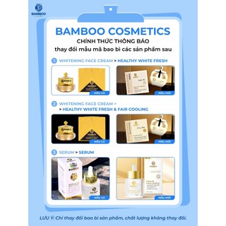 [3 HỘP] Kem Face Trắng Hồng BamBoo Dưỡng Trắng Mịn, Mờ Thâm Mụn