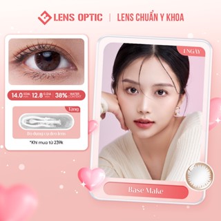 Kính áp tròng 1 ngày SEED Eye Coffret 1 Day UV M màu Base Make – Lens nâu tự nhiên 14.0 - LENS OPTIC