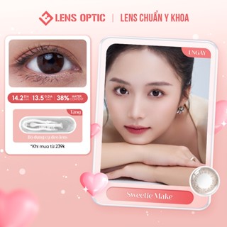 Kính áp tròng 1 ngày SEED Eye Coffret 1 Day UV màu Sweetie Make – Lens nâu hồng quyến rũ -LENS OPTIC