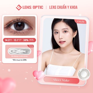 Kính áp tròng 1 ngày SEED Eye Coffret 1 Day UV màu Sheer Make – Lens xám trong trẻo - LENS OPTIC