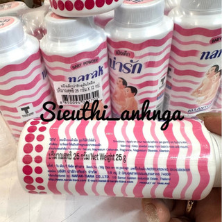 Combo 6 Lọ phấn rôm Narak Thái Lan 25gr
