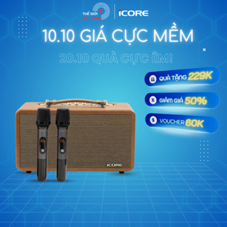 Loa karaoke xách tay iCore P8 - Công suất lên đến 200W - THẾ GIỚI ÂM THANH