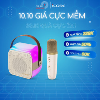 Bộ Loa Karaoke mini Bluetooth iCore ISM59 kèm 01 Micro - THẾ GIỚI ÂM THANH