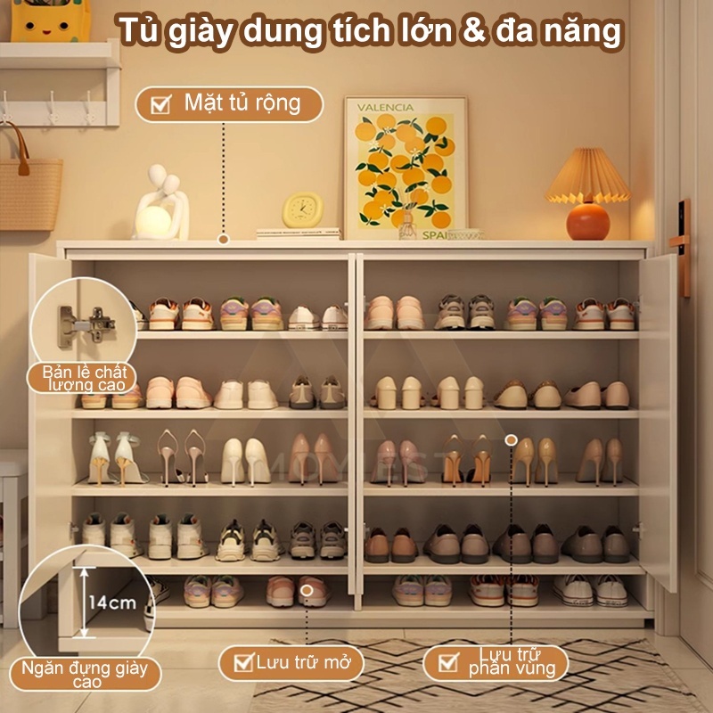 MY Tủ giày cửa lật đa  2/3/4 Cánh 4 Tầng năng gỗ cao cấp lưu trữ và tiết kiệm không gian trang trí nội thất hiện đại | BigBuy360 - bigbuy360.vn