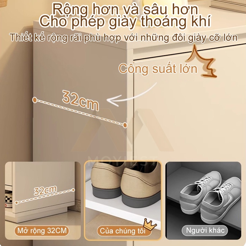 MY Tủ giày cửa lật đa  2/3/4 Cánh 4 Tầng năng gỗ cao cấp lưu trữ và tiết kiệm không gian trang trí nội thất hiện đại | BigBuy360 - bigbuy360.vn