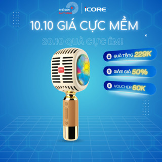 Micro Karaoke Kèm Loa Bluetooth iCore YM99 - THẾ GIỚI ÂM THANH