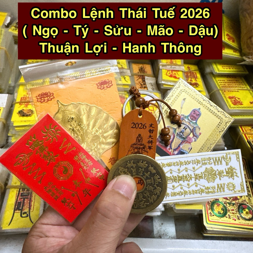 Combo Thái Tuế năm 2026 cho các con giáp