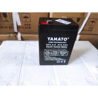 Ắc quy 6V5.5Ah chính hãng YAMATO NHẬT BẢN | Ắc quy cho cân điện tử, quạt tích điện 6V