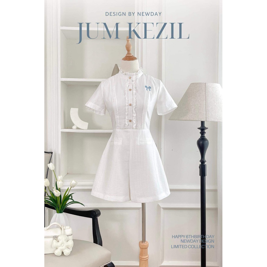 Pass Jum  trắng tiểu thư size M nhà NEWDAY