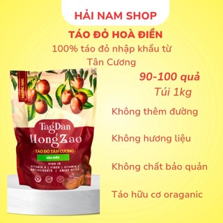 Táo đỏ Hoà Điền Tân Cương Tagdan Hongzao chắc thịt, dẻo thơm size vừa 90-100 quả túi 1kg