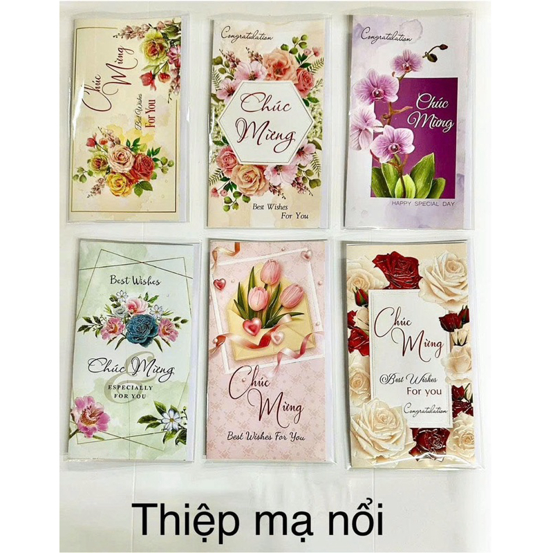 [ sỉ ] 100 thiệp hàng đẹp thiệp mạ