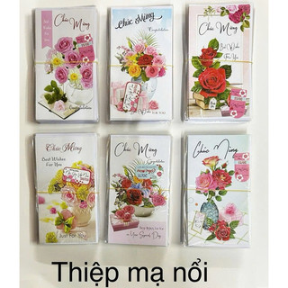[ sỉ ] 100 thiệp hàng đẹp thiệp mạ
