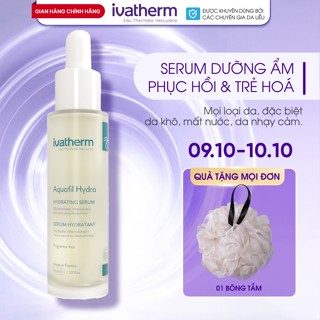 Tinh chất dưỡng ẩm phục hồi và trẻ hoá Ivatherm Aquafil Hydra Hydrating Serum 30ml