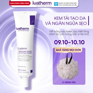Kem dưỡng phục hồi, tái tạo da ngăn ngừa sẹo Ivatherm Cicaderm Cream - IVATHERM