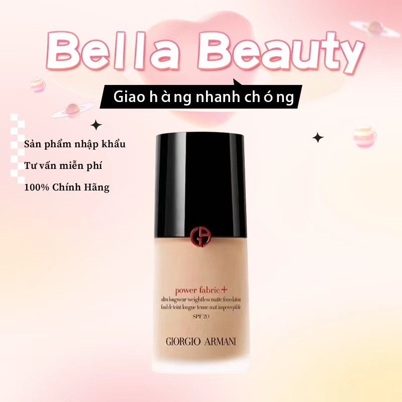 Kem Nền Dưỡng Ẩm Rạng Rỡ 𝘎𝘐𝘖𝘙𝘎𝘐𝘖 𝘈𝘙𝘔𝘈𝘕𝘐 𝟹𝟶𝘮𝘭 Power Fabric + bản mới