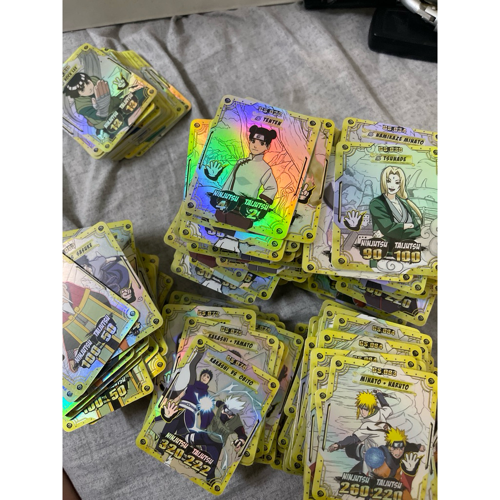 thẻ nhựa naruto toonies lấp lánh (1 thẻ)