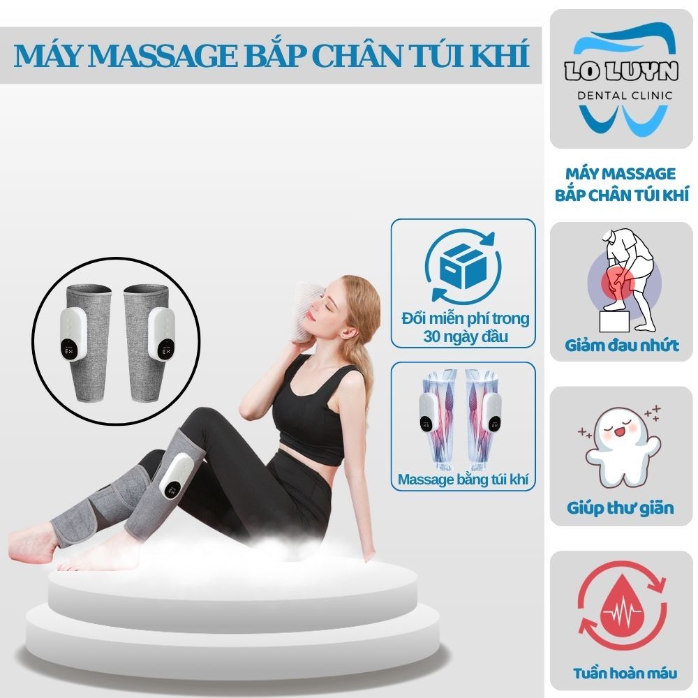 Máy Massage Bắp Chân K2009, Bắp Tay Sử Dụng Công Nghệ Áp Suất Khí Kết Hợp Chườm Ấm