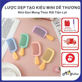  Lược Tạo Kiểu Mini Dễ Thương Lược Cho Bé Gái Bé Trai Nhiều Màu Sắc Nhỏ Gọn Tiện Lợi Mang Theo Lược Bỏ Túi Mini 
