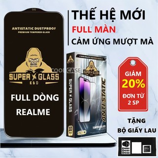 Kính cường lực cao cấp Realme 5 5i 6 7 7I 8 8I 9 9I 10 11 11 12 14 14T/ Note 50 60 70/ Neo 2 Neo 3T  Neo 5 Neo 6 Q5 Pro