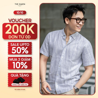 Áo Sơ mi nam Linen ngắn tay L24 Linen SS Shirt - THE GMEN ELEGANT EST 2017