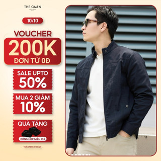 Áo khoác nam dài tay Mono Kaki Jacket chất liệu kaki dày dặn, đứng form - THE GMEN ELEGANT EST 2017