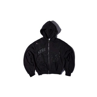 Hoodie Universe Double Zip YKK BOXY FALL25 - Áo khoác dây kéo sắt YKK 2 đầu dáng ngắn nam nữ