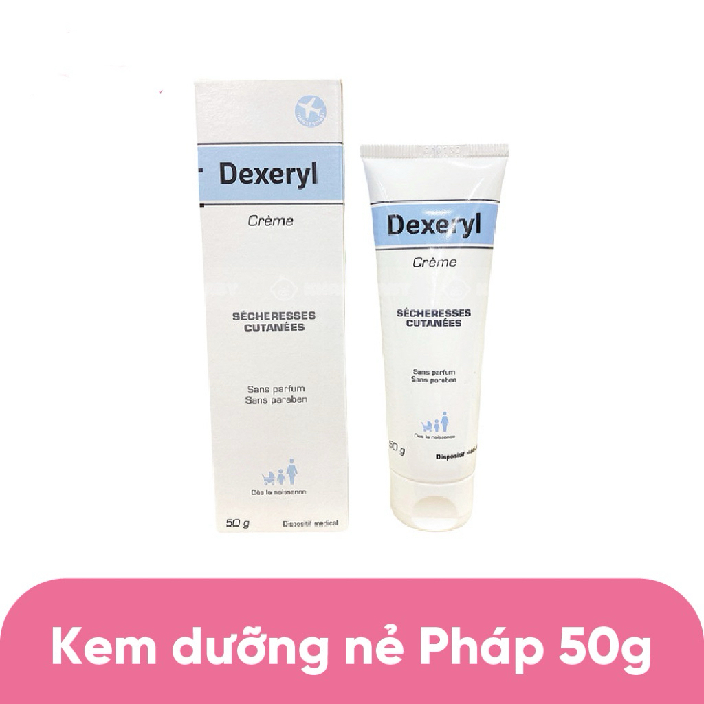 Kem Dưỡng Dexeryl Cream Pháp Dưỡng Ẩm, Dưỡng Da Cho Da Khô, Nẻ 50g