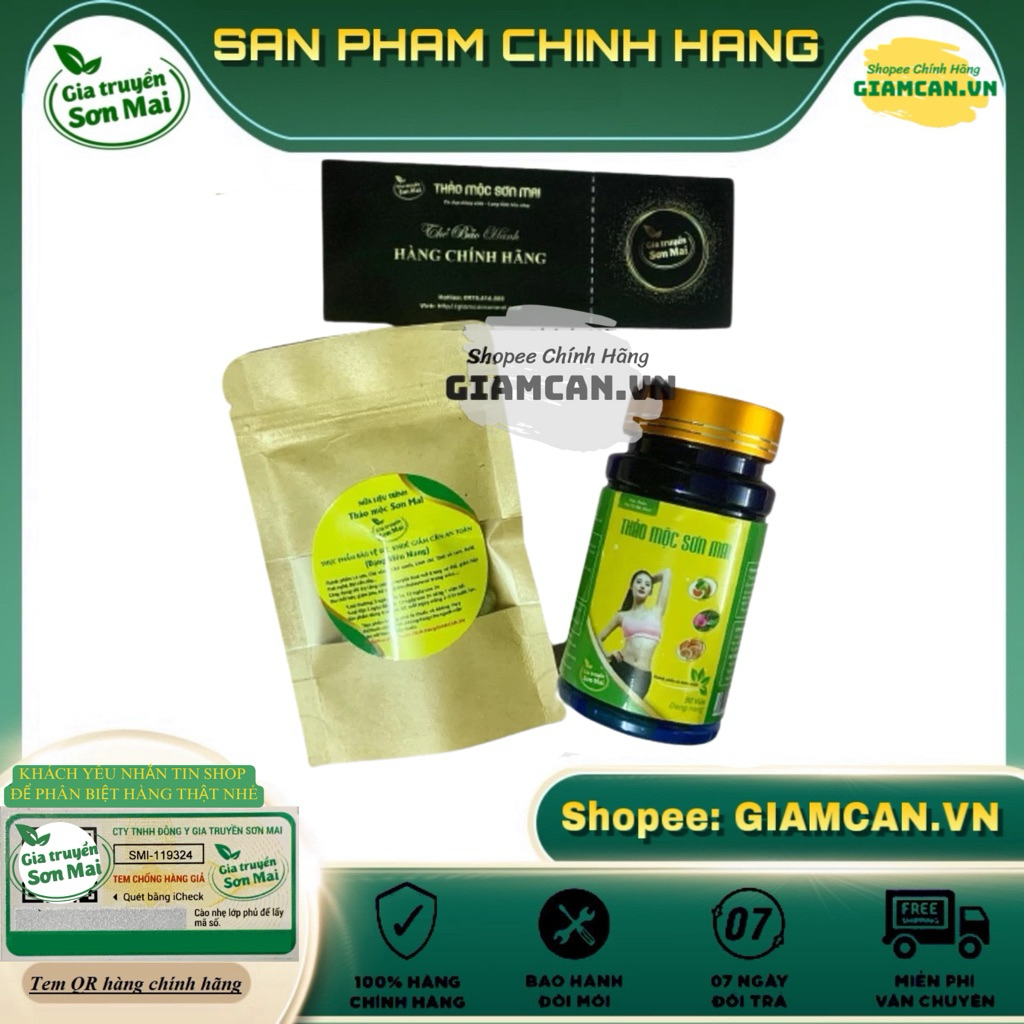 Thảo mộc Sơn Mai VIP 45 viên 15 ngày Giảm cân Sơn Mai