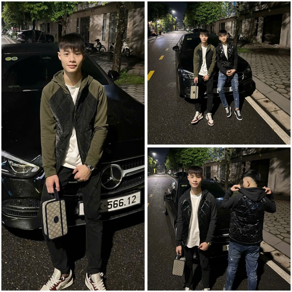 Áo Khoác Phao Nam Trám Mũ Nỉ Da Cá Màu Đen Và Phối Xanh Rêu Thời Trang Nam Kiểu Dáng Khoác Ngoài