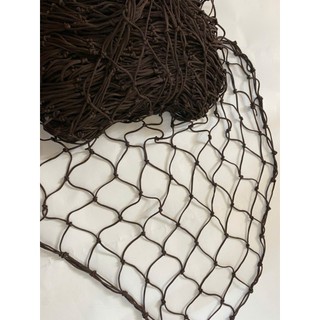 Lưới chắn cầu thang MÀU NÂU an toàn cho bé nhiều kích cỡ (5m) ô 5cm