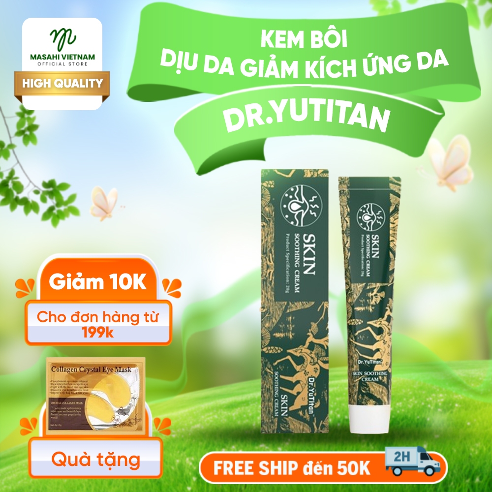 Gel Bôi Làm Dịu Da Giảm Kích Ứng Dr.YuTitan – Kem Dr.Yu Titan Thảo Dược Giảm Mẩn Đỏ, Sưng Tấy, Hỗ Tr