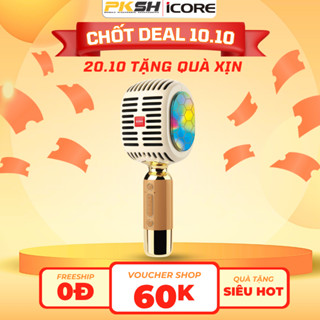 Micro Karaoke kèm loa Bluetooth iCore YM99 - HÀNG CHÍNH HÃNG