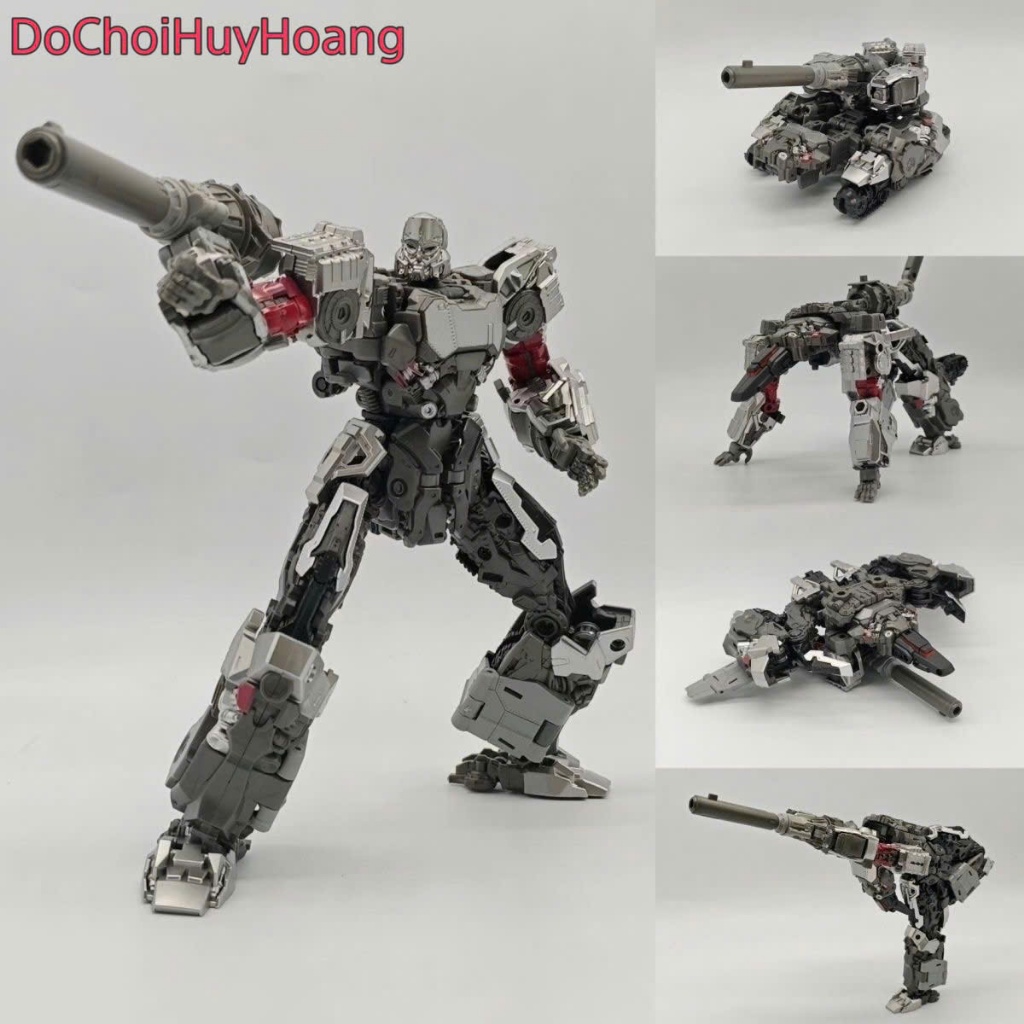 Mô hình robot Megatron biến đổi thành xe tank máy bay thú 19cm 6601