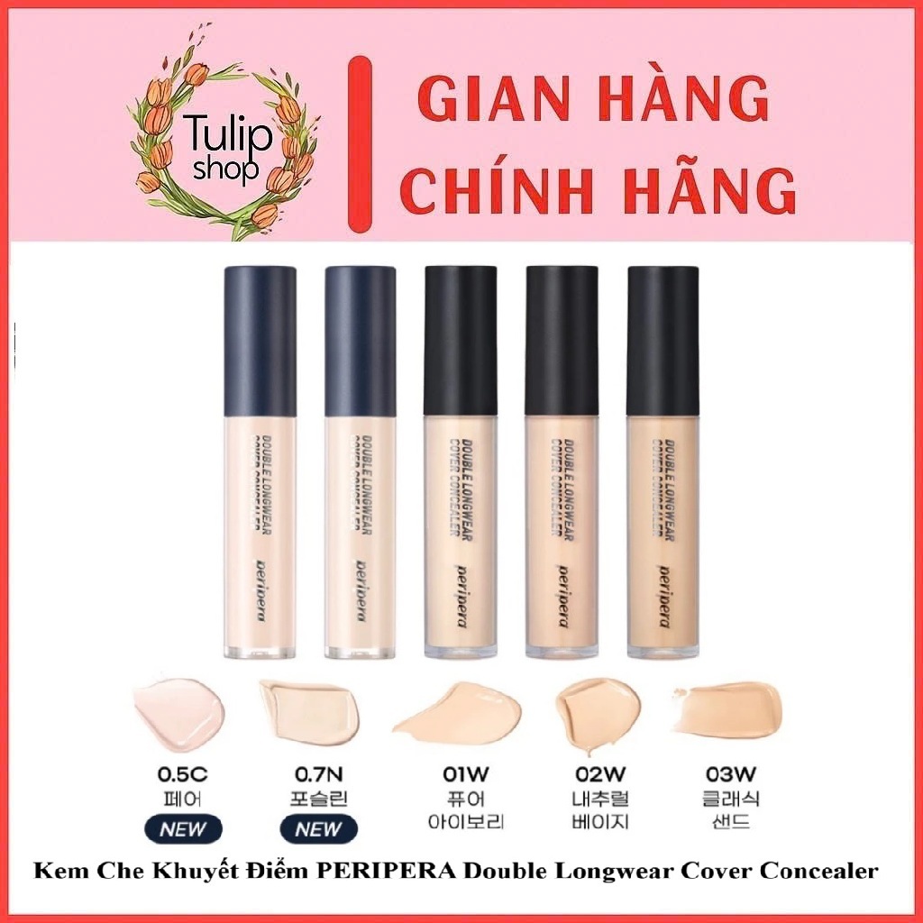 Che khuyết điểm Peripera Double Longwear Cover Concealer | BigBuy360 - bigbuy360.vn